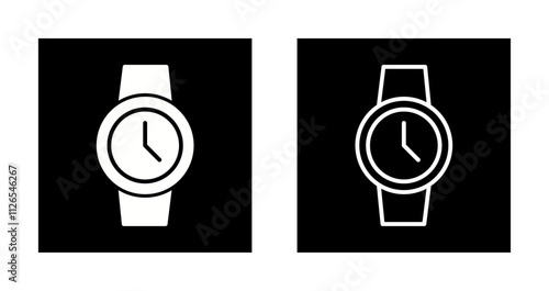 Wristwatch Icon Design
