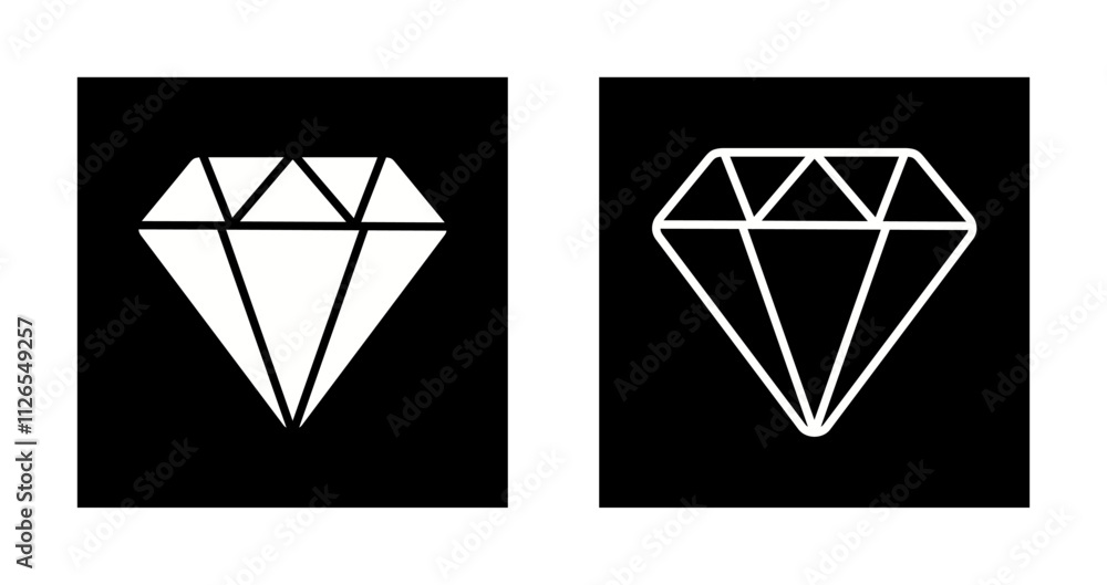 Diamond Icon Design Diamond Icon Design