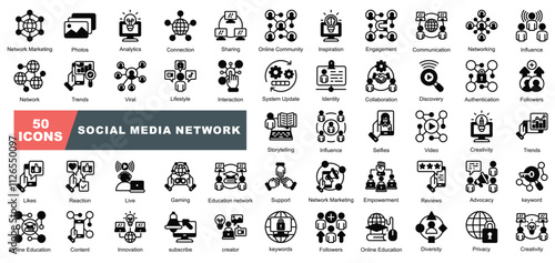 Social Media Network Icon