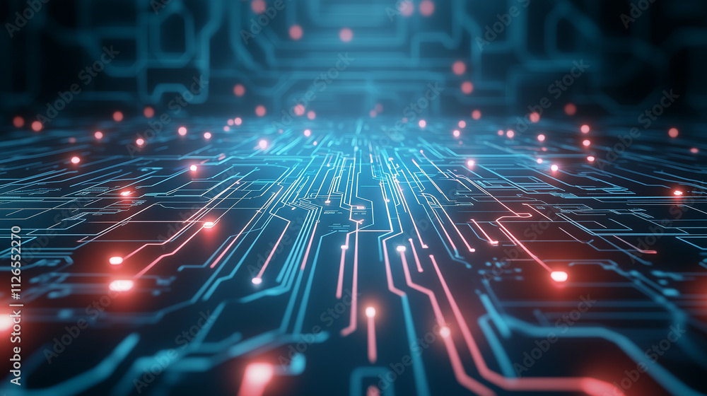 A modern hi-tech line with red luminous and highlights background. A modern hi-tech line with red luminous and highlights background.
