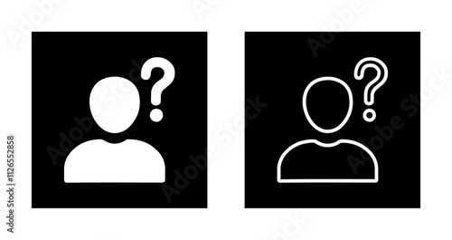 Confused Person Icon Design