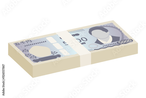 新紙幣・五千円札の札束