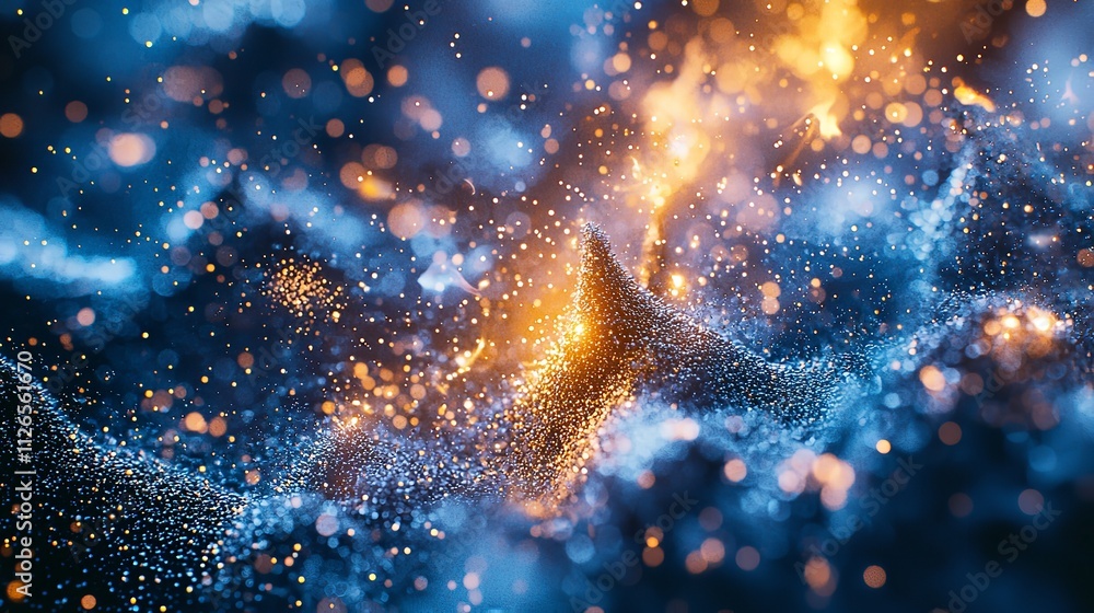 Magical Dust Particles Abstract Bokeh Background Magical Dust Particles Abstract Bokeh Background