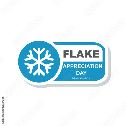 Flake Appreciation Day, December 12 - calendar date.