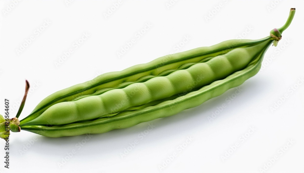 green beans in a pod isolate on transparency background green beans in a pod isolate on transparency background