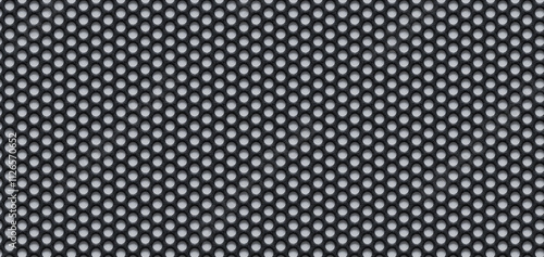 abstract grainy circle honeycomb grid loudspeaker mesh background