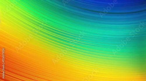 abstract rainbow background，Vibrant Wave Pattern, Abstract Rainbow Gradient Spectrum