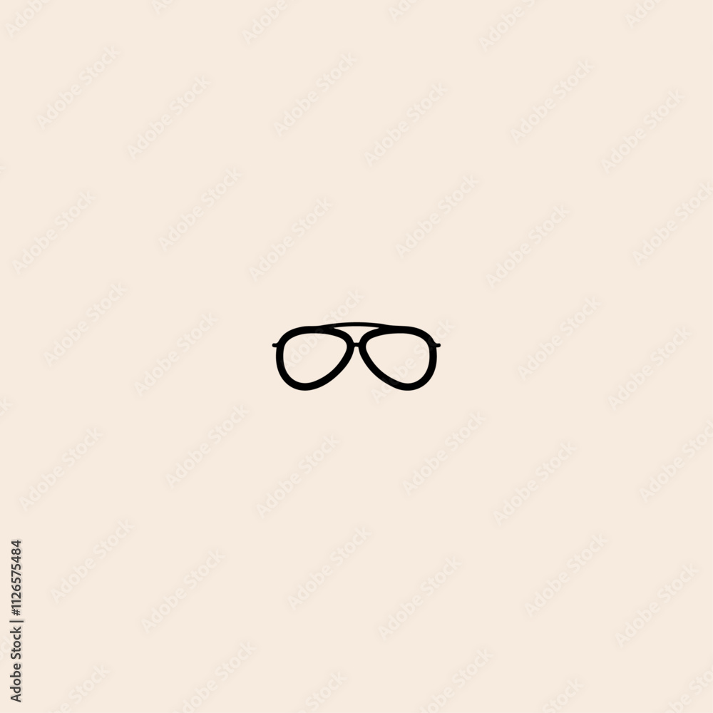 Sunglasses icon flat vector design. Sunglasses icon flat vector design.