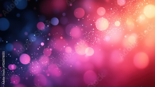 abstract background，Dreamy Pink and Purple Bokeh, Abstract Light Patterns