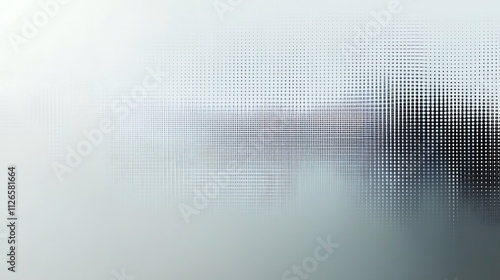 Minimalist monochrome abstract texture with blurred grid effects and soft gradients.