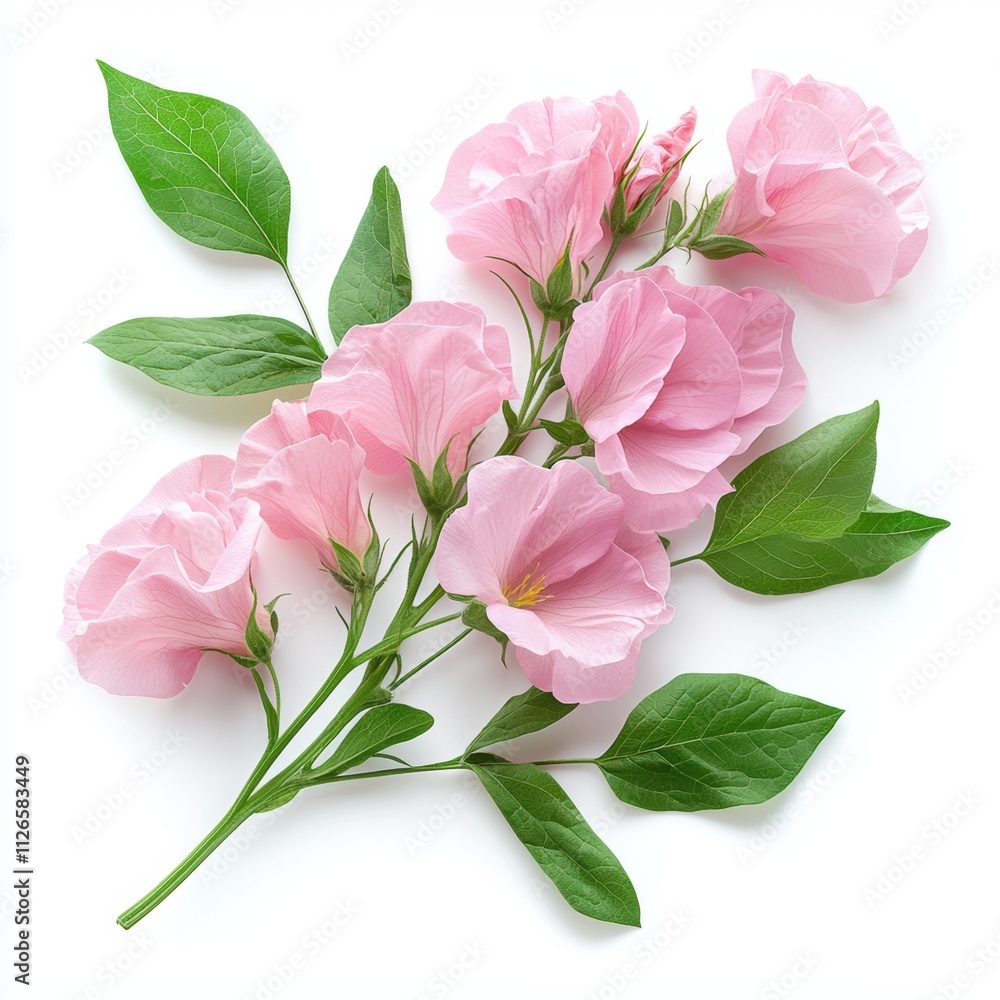 SweetPea isolated on white background SweetPea isolated on white background