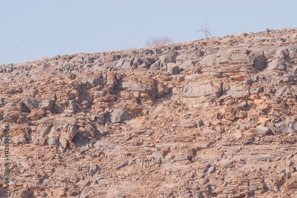 Namibia's grey stones - geological features of the desert. Namibia's grey stones - geological features of the desert.