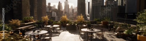 Rooftop Oasis: A Tranquil Escape Amidst the Urban Skyline