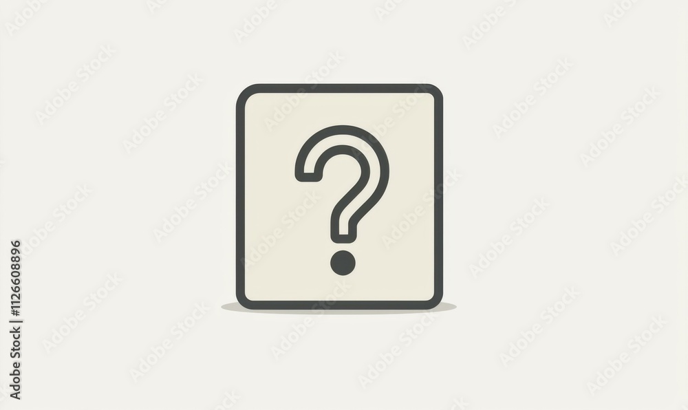 Minimalist faq icon design graphic art modern style clean view Minimalist faq icon design graphic art modern style clean view