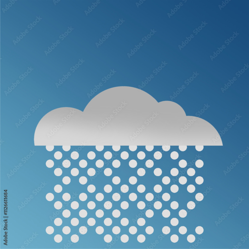 Snow white cloud minimalistic art style Snow white cloud minimalistic art style