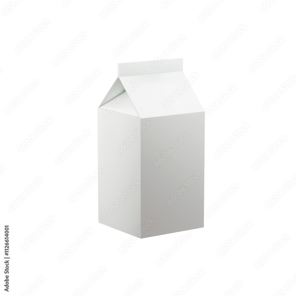 Pack of milk on white background. 3d render. Pack of milk on white background. 3d render.