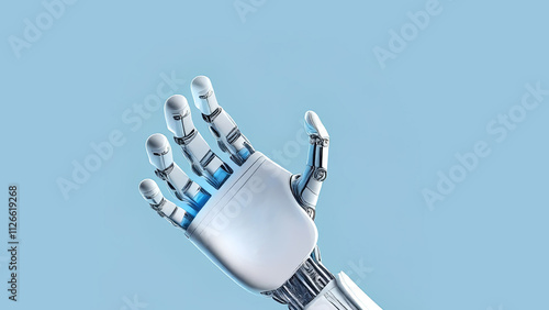 Futuristic Design of an Advanced Robotic Arm with AI Technology