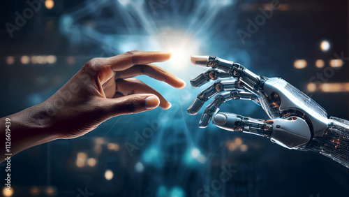 Futuristic Design of an Advanced Robotic Arm with AI Technology