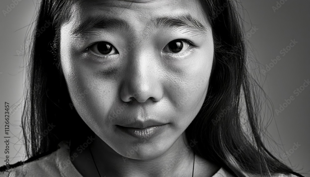 Emotional Depth A Black and White Portrait of a Woman Crying, Capturing the Raw Essence of Vulnerability and Strength in a Moment of Sorrow and Reflection Emotional Depth A Black and White Portrait of a Woman Crying, Capturing the Raw Essence of Vulnerability and Strength in a Moment of Sorrow and Reflection
