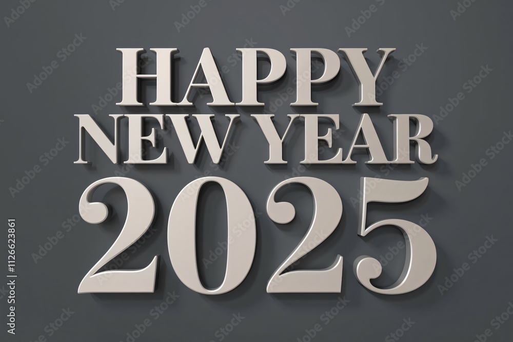 Fototapeta premium Happy New Year 2025 Background