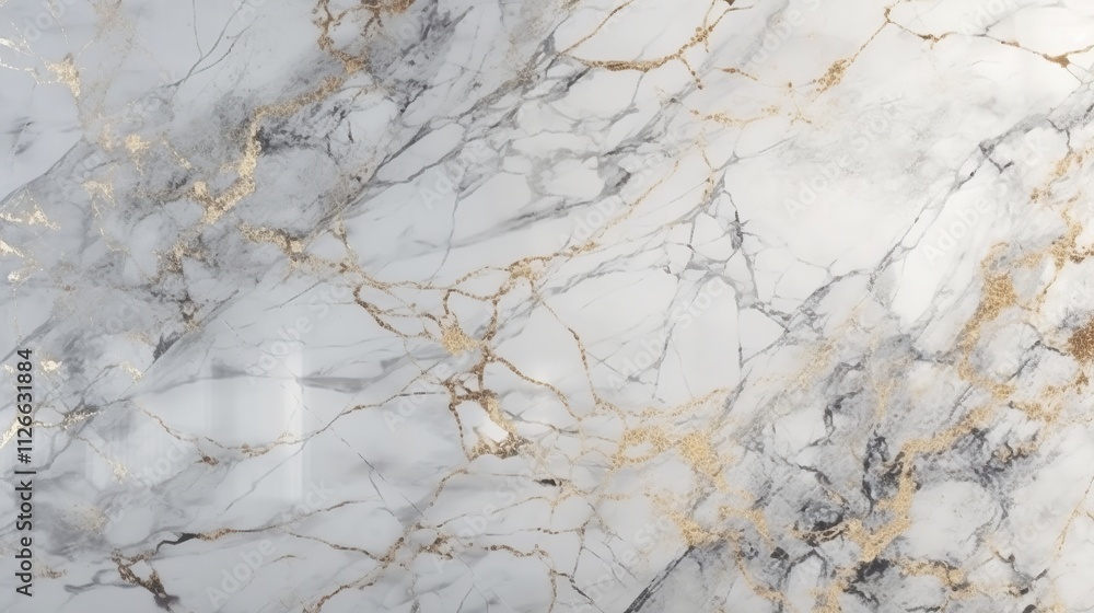 Elegant White Marble with Gold Veining Design Elegant White Marble with Gold Veining Design