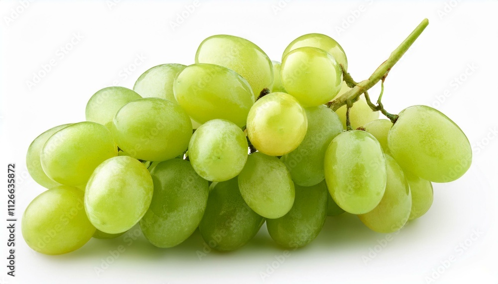 Green Grape Close-Up with Clipping Path Green Grape Close-Up with Clipping Path