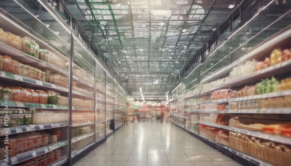 Blurred Bokeh Background Image of a Modern Supermarket: A Captivating Visual Experience of Shopping Aisles, Colorful Products, and Contemporary Retail Design for Creative Projects Blurred Bokeh Background Image of a Modern Supermarket: A Captivating Visual Experience of Shopping Aisles, Colorful Products, and Contemporary Retail Design for Creative Projects