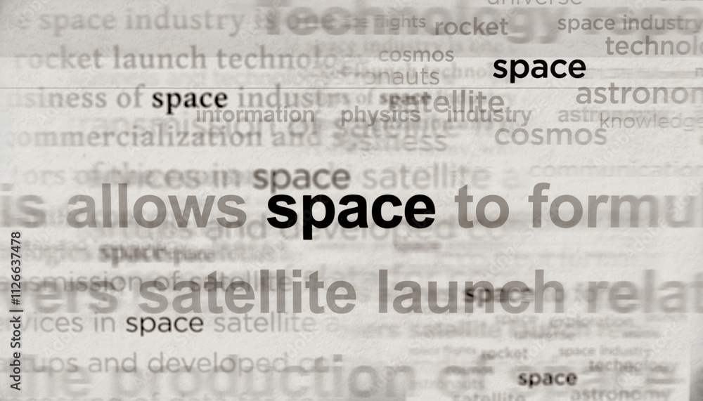 Space headline titles media 3d illustration Space headline titles media 3d illustration
