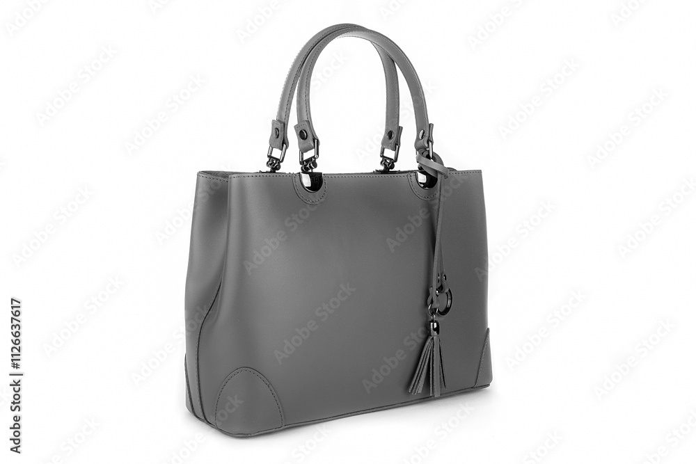 Bag clutch isolated on white fashion leather Bag clutch isolated on white fashion leather