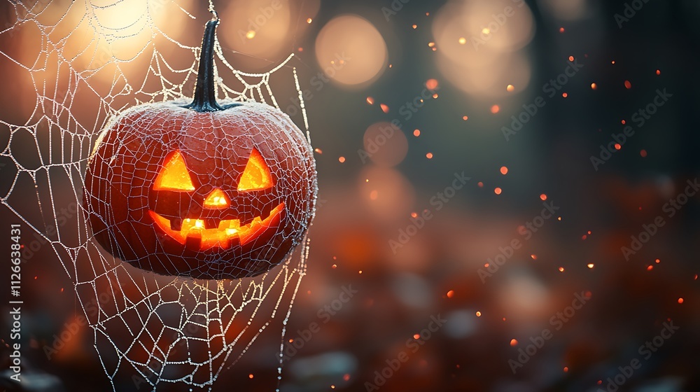 Frosty Jack O Lantern in Autumn Web Frosty Jack O Lantern in Autumn Web
