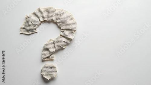 A question mark is juxtaposed with a crumpled business plan, suggesting an idea that needs clarification and refinement._00002_