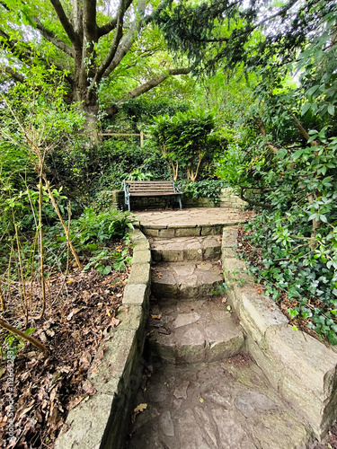 Obraz na płótnie Chalice well garden w salonie