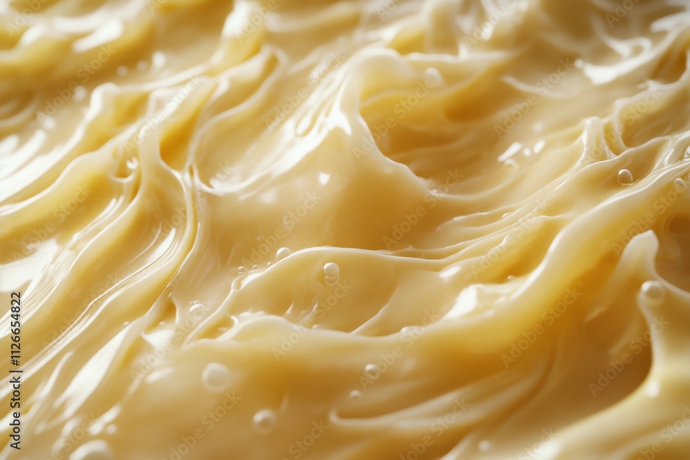 smooth and creamy texture of a light-colored substance smooth and creamy texture of a light-colored substance