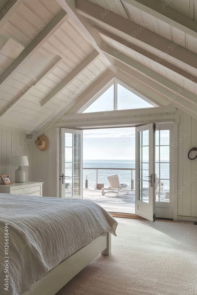 Cozy Beachfront Bedroom with Panoramic Ocean Views Cozy Beachfront Bedroom with Panoramic Ocean Views