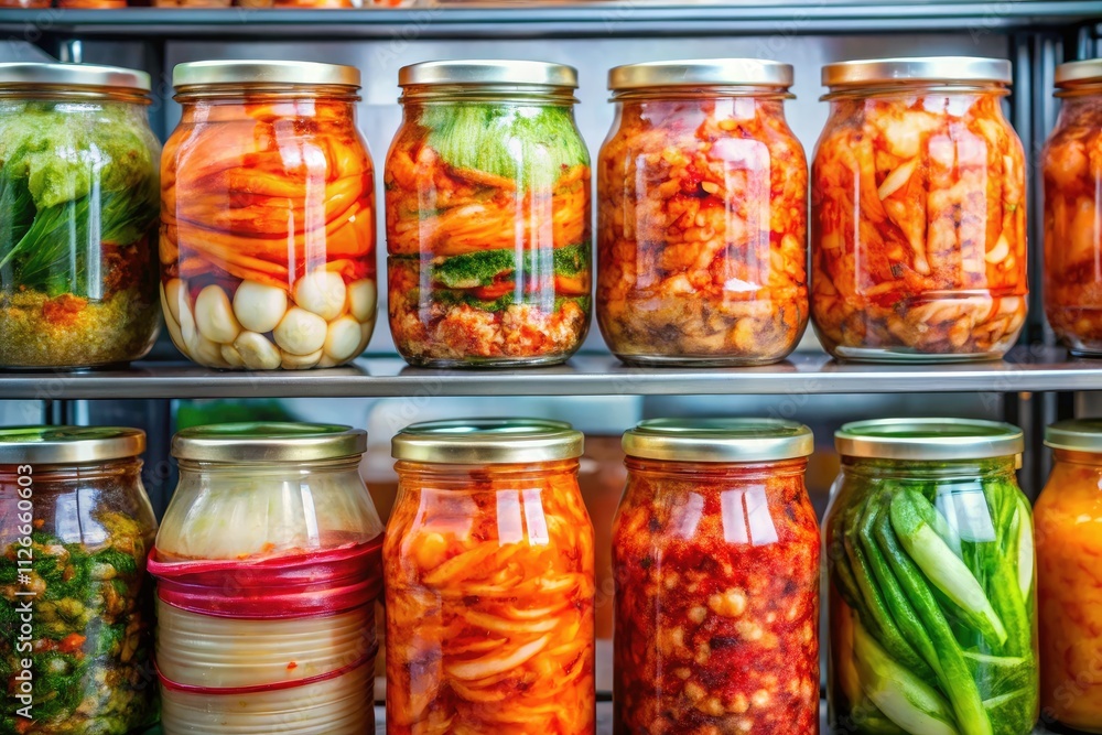 Inside a Kimchi Refrigerator: Preserving Fermented Delights, Vibrant Vegetables, and Traditional Korean Cuisine for Authentic Culinary Experiences Inside a Kimchi Refrigerator: Preserving Fermented Delights, Vibrant Vegetables, and Traditional Korean Cuisine for Authentic Culinary Experiences