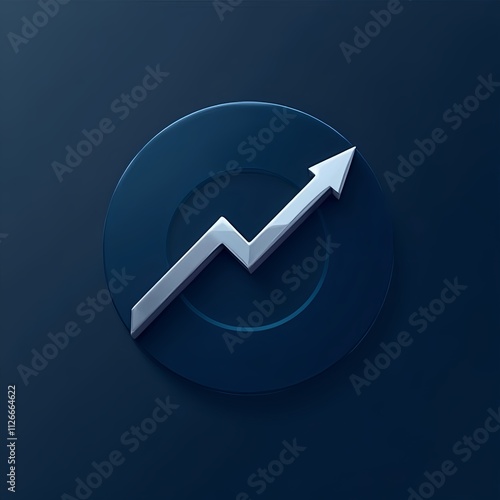 Market Analysis and Economics Icon Logo – Data and Trend Forecasting Design