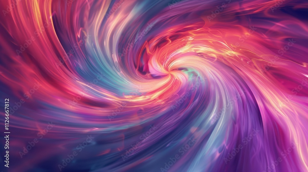 Abstract swirling vibrant colors creating a dynamic visual effect Abstract swirling vibrant colors creating a dynamic visual effect