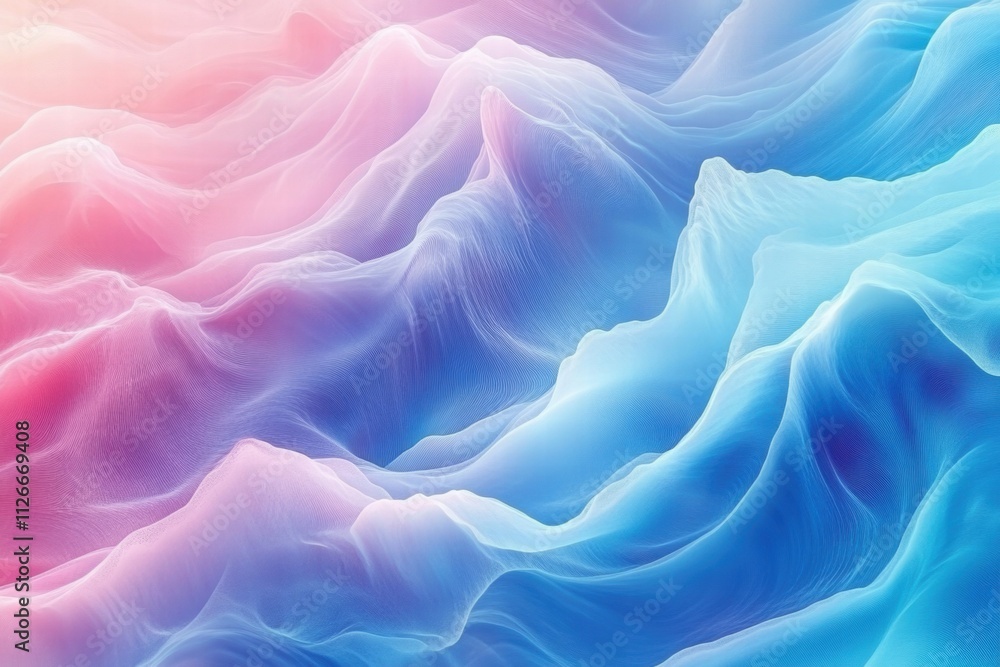 Obraz premium Abstract Pastel Wave Background