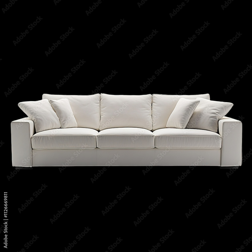 Fototapeta premium sofa isolated on white