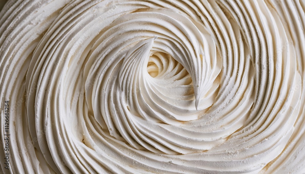 CloseUp of Luxurious White Whipped Cream Swirl Texture Perfect for Backgrounds and Design Projects, Ideal for Food Photography, Culinary Arts, and Creative Applications CloseUp of Luxurious White Whipped Cream Swirl Texture Perfect for Backgrounds and Design Projects, Ideal for Food Photography, Culinary Arts, and Creative Applications