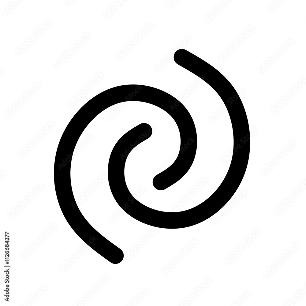 vortex icon vector with simple design. swirl icon vortex icon vector with simple design. swirl icon