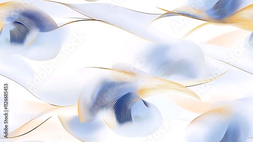 Serene Bloom,Whispers of Spring,Celestial Garden,Abstract Floral Design,Shimmering Petals