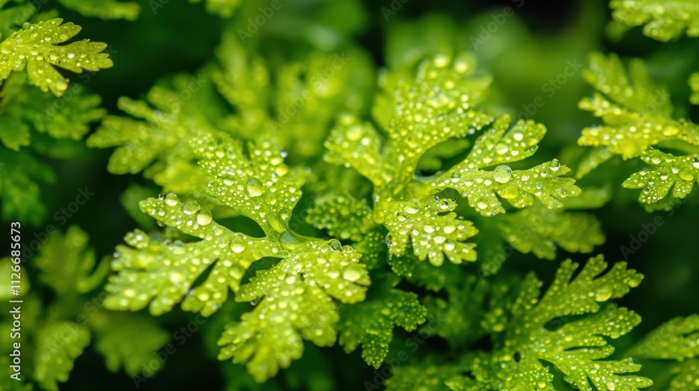 fresh green leaves with water droplets fresh green leaves with water droplets
