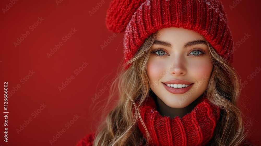 charming girl with Christmas mood charming girl with Christmas mood