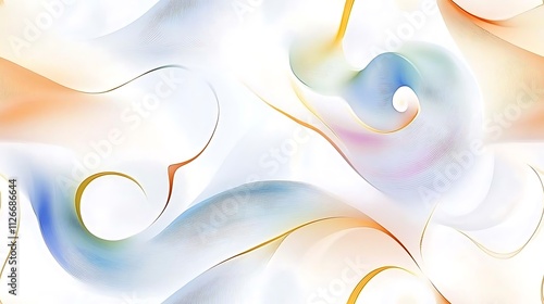 Serene Bloom,Whispers of Spring,Celestial Garden,Abstract Floral Design,Shimmering Petals