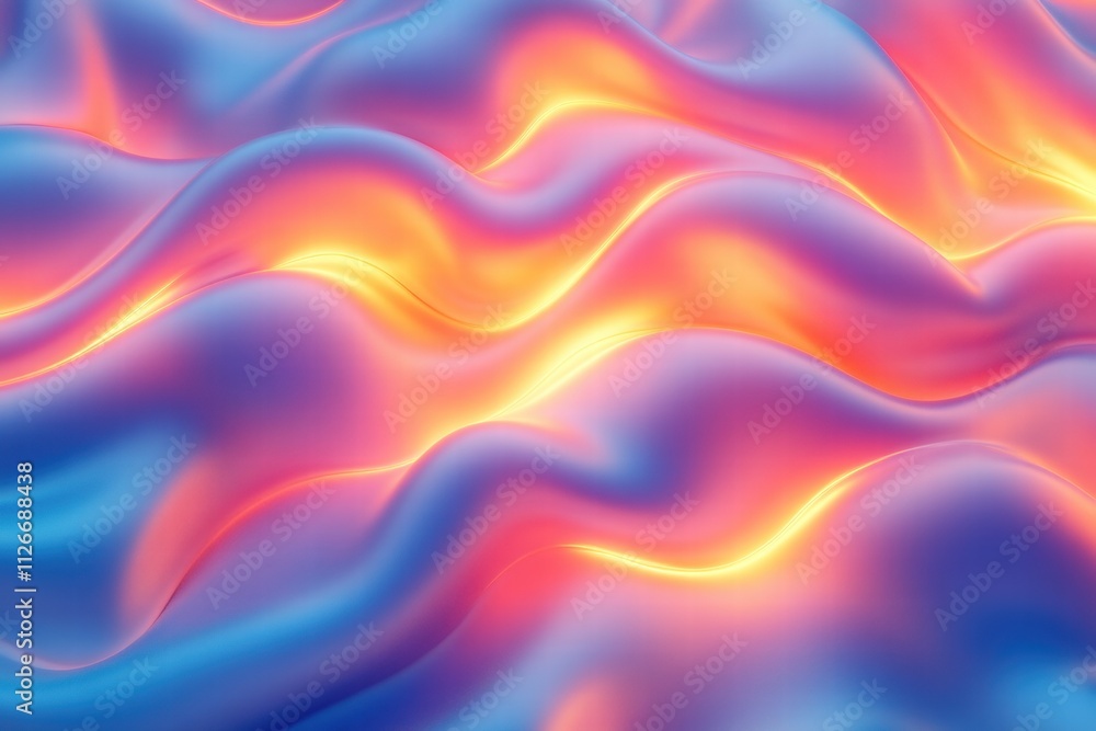 Abstract Colorful Wavy Background Abstract Colorful Wavy Background