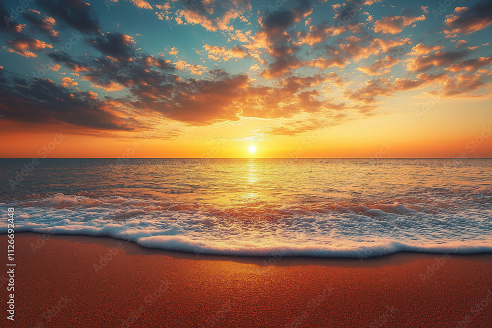 sunset on the beach sunset on the beach