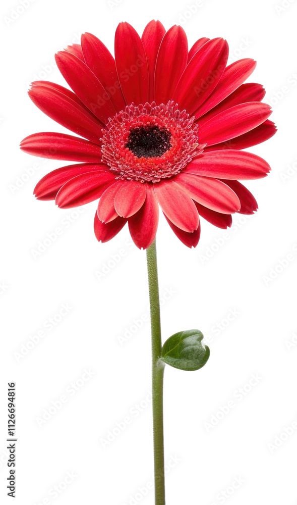 PNG Red daisy flower petal plant white.