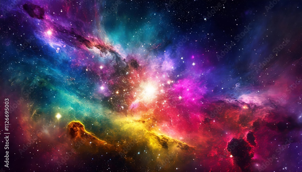 Colorful Space Galaxy A Stunning Supernova Nebula Background Capturing the Wonders of the Universe, Vibrant Colors and Cosmic Beauty in Colorful Space Galaxy A Stunning Supernova Nebula Background Capturing the Wonders of the Universe, Vibrant Colors and Cosmic Beauty in