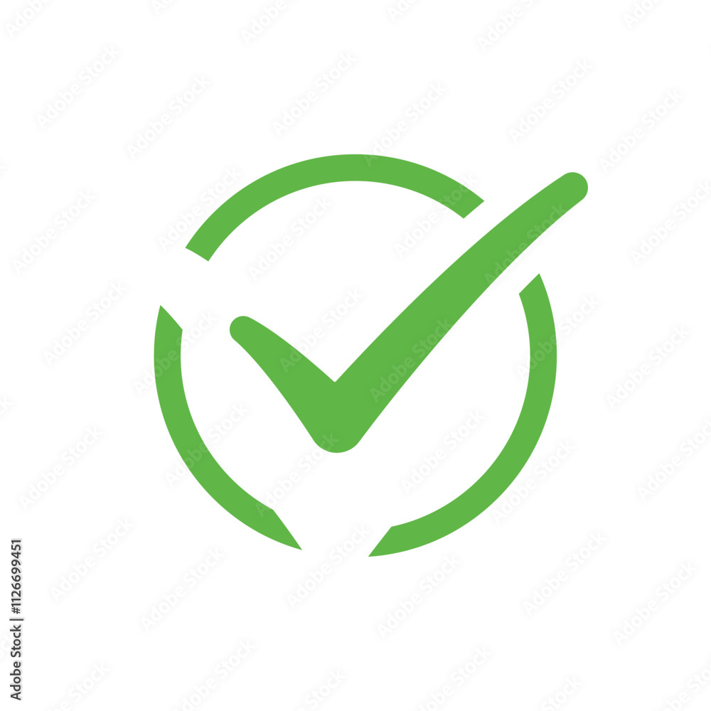 Check mark icon vector design template Check mark icon vector design template
